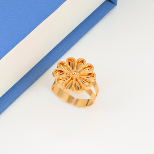 طقم زهره الاقحوان ناعم بديل الذهب