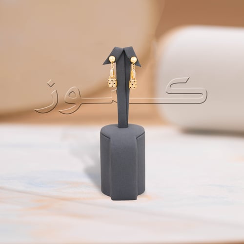 طقم قفل الزركون الذهبي بديل الذهب