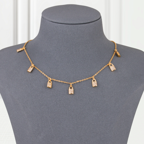 شوكر بديل الذهب قفل الحب الذهبي