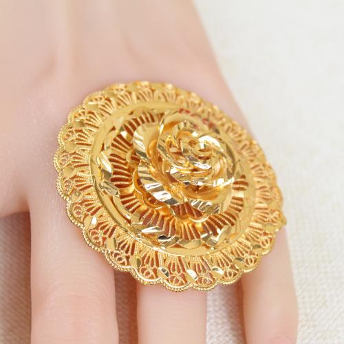 خاتم بديل الذهب زهرة اللؤلؤ