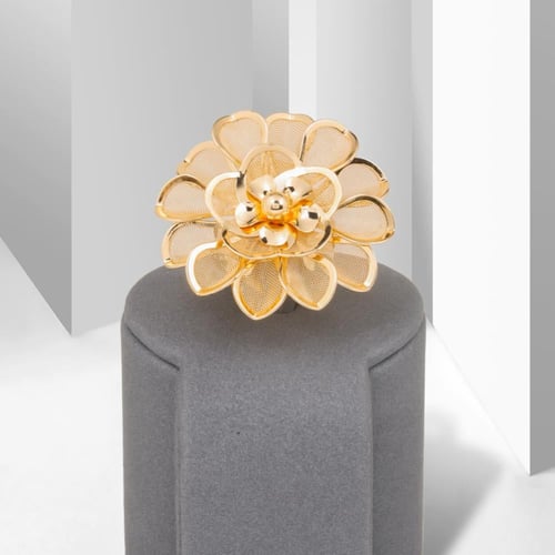 خاتم بديل الذهب زهرة الأفق