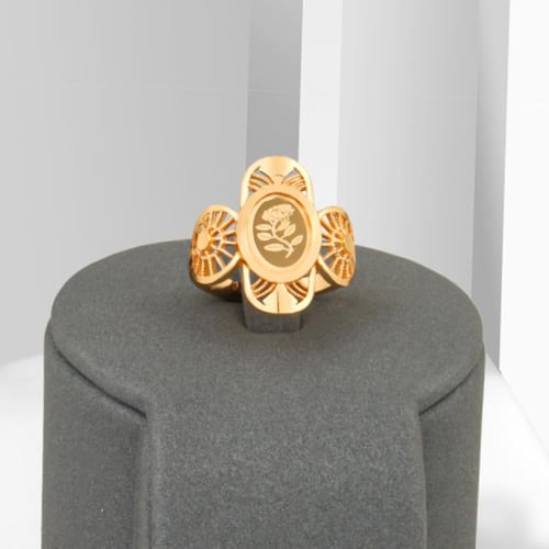 خاتم بديل الذهب إشراقة النقش