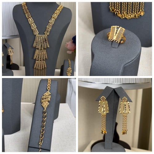 طقم بديل الذهب شعاع الشمس