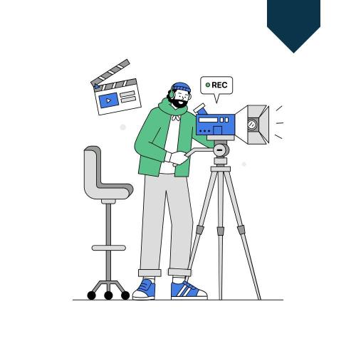 تصوير فيديوهات UGC مع ظهور الوجه