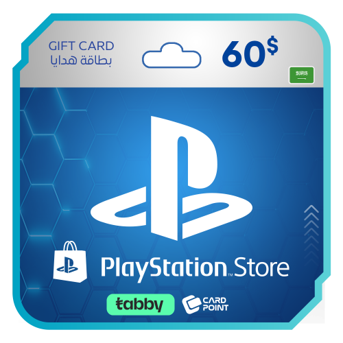بطاقة بلايستيشن ستور 60 دولار -المتجر السعودي