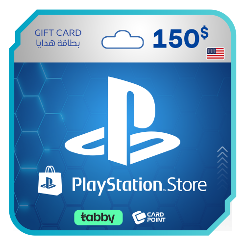 بطاقة بلايستيشن 150 دولار -المتجر الامريكي