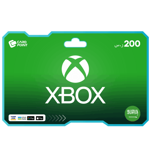 بطاقة اكس بوكس سعودي 200 ريال