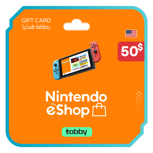 بطاقة نينتيندو 50 دولار امريكي