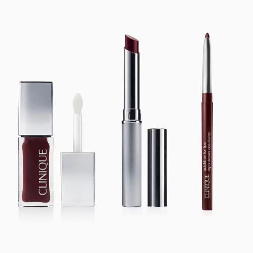 Clinique Almost Lipstick, Lip Oil, and Lip Liner S...