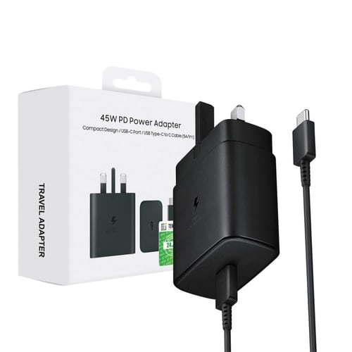 راس شاحن جداري بقوة 45 وات مع كيبل C to C من TEN P...