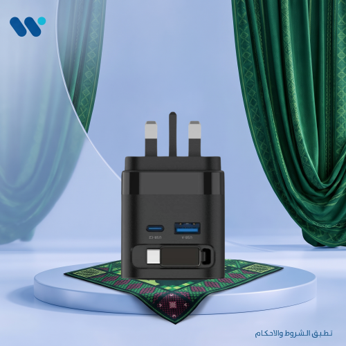 شاحن JEEBEL JE-B371 بقوة 65 واط – تقنية GaN وتصميم...