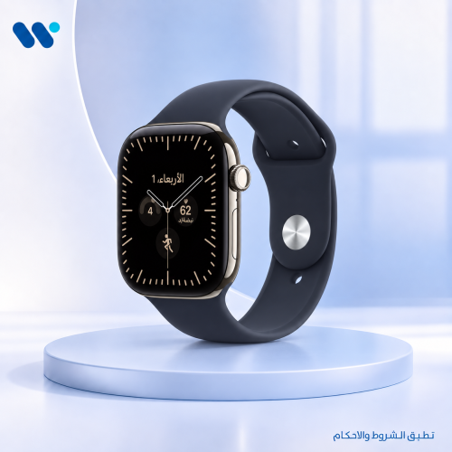 ساعة ابل الجيل 12 مقاس 46 مم ( Small- Medium ) - GPS و خاصية اتصال