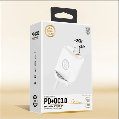 شاحن جداري PD GAN بقوة 48 واط من جولدن بلس