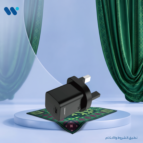 شاحن JEEBEL JE-B301 بقوة 30 واط – شحن سريع عبر USB...