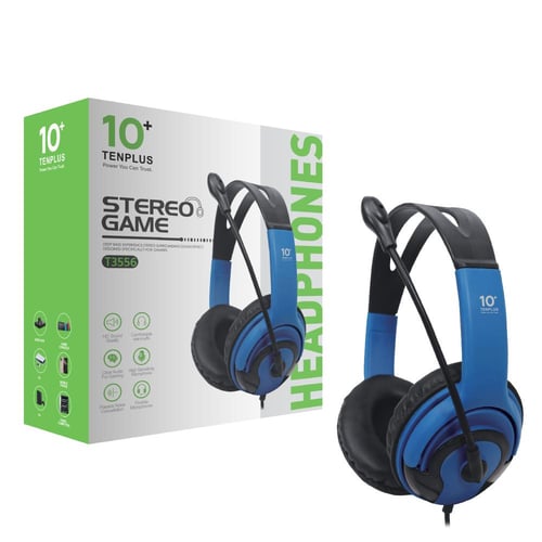 سماعة العاب سلكية مع مايكروفون من TEN PLUS