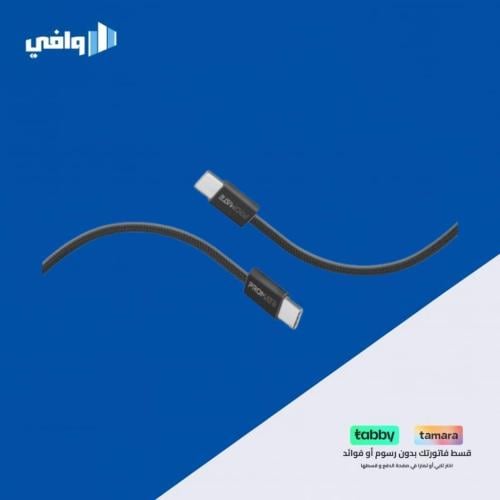 كابل Promate EcoLine-CC200 — USB-C إلى USB-C بقدرة...