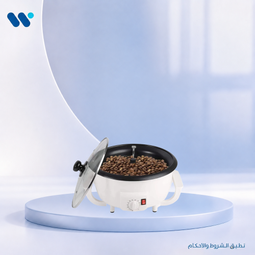محـمصة قهوة وصانعة فشار كهربائية من DENX موديل DX3...