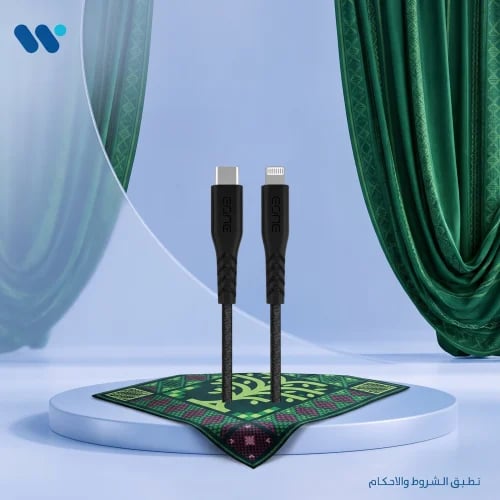 كيبل شحن آيفون EONE – USB-C إلى Lightning بطول 1.2...