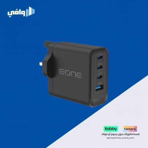 شاحن جداري بأربعة منافذ 100 واط من EONE