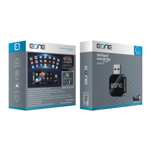 جهاز كاربلاي واندرويد اوتو لاسلكي 3 في 1 من EONE