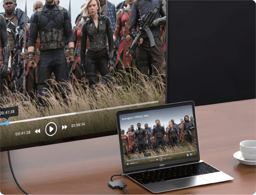 وصلة HD ثلاث منافذ أساسية في جهاز واحد من تن بلس