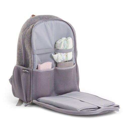 تشايلد هوم حقيبة ظهر لغيارات الاطفال لون رمادي