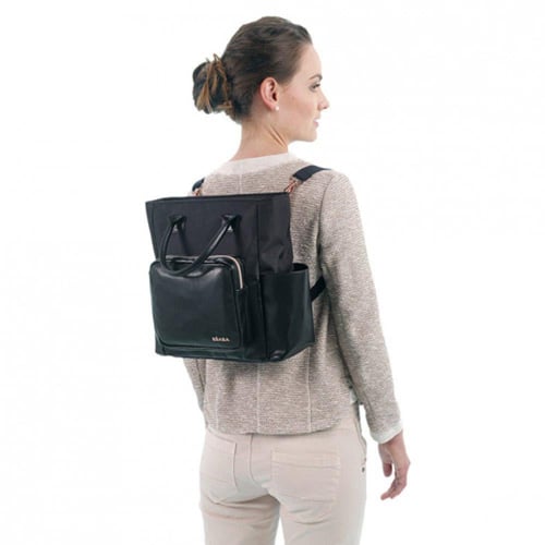 بيبا كيتو حقيبة غيارات ومستلزمات الاطفال لون اسود