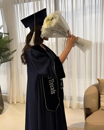 عباية تخرج كحلي 2026