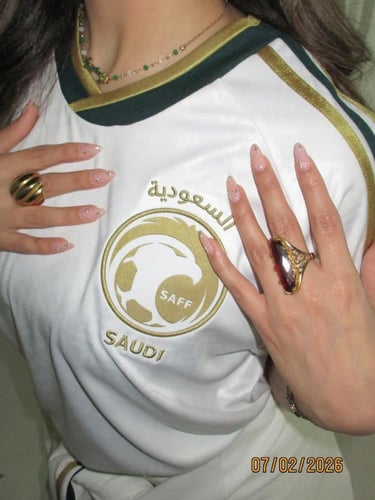 قميص المنتخب السعودي الأصلي الاحتياطي لعام 2026 نس...