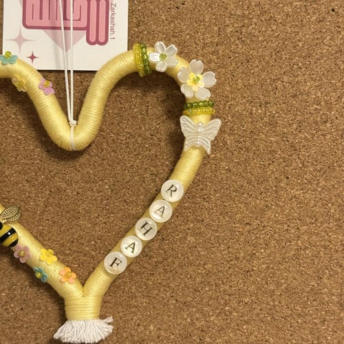 تعليقة سيارة قلب