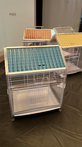 قفص اكلريك اللوان متعدده