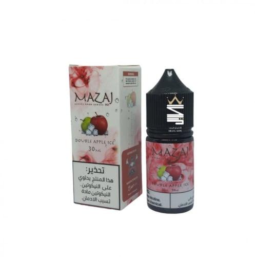 نكهة سحبة مزاج تفاحتين ايس سولت نيكوتين 30مل-MAZAJ...