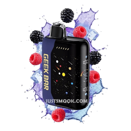 شيشة جيك بار فيب 42000 سحبة توت اسود سبلاش Geek ba...