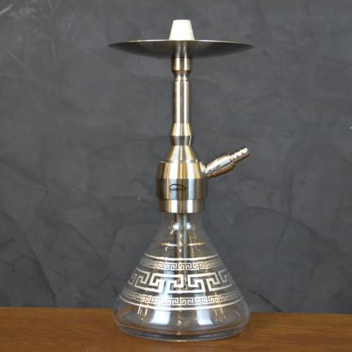 شيشة اوربي HAWAYA ستانلس ستيل قاعدة زجاج كريستالي...