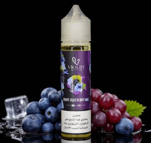 نكهة شيشة فايوليت عنب توت ايس 60 مل VIOLET GRAPE B...