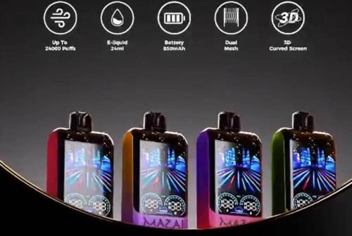 سحبة مزاج كيرف بلوبيري ايس 24000 سحبة MAZAJ CURVE...