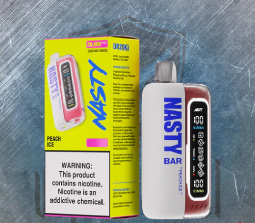 سحبة ناستي بار 20000 سحبة خوخ ايس NASTY BAR 20000...