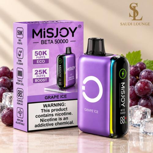 سحبة ميس جوي بيتا 50000 عنب آيس MISJOY Beta 50K Gr...