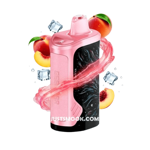 سحبة جيك بار فيب 40000 سحبة خوخ ايس Geek bar 40k P...