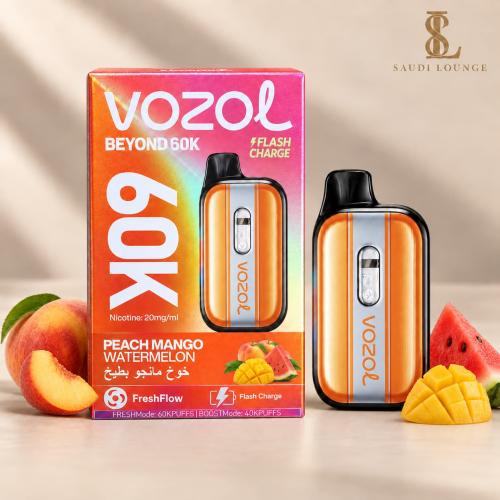 سحبة فوزول بيوند 60000 خوخ مانجو بطيخ VOZOL BEYOND...