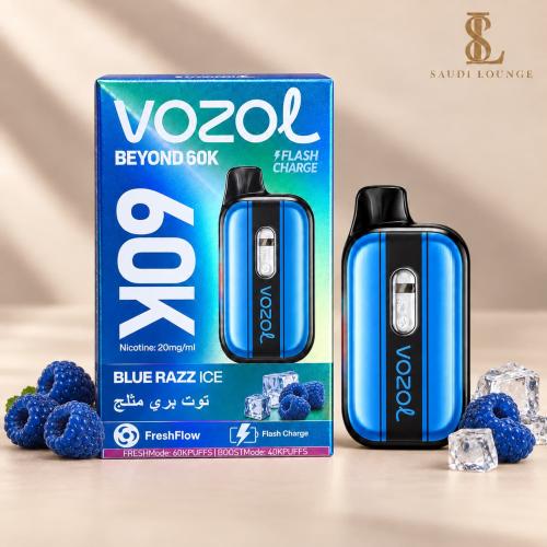 سحبة فوزول بيوند 60000 بلو راز ايس VOZOL BEYOND 60...