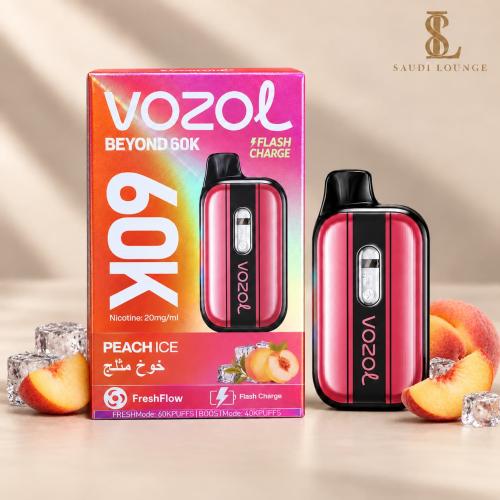 سحبة فوزول بيوند 60000 خوخ ايس VOZOL BEYOND 60K PE...