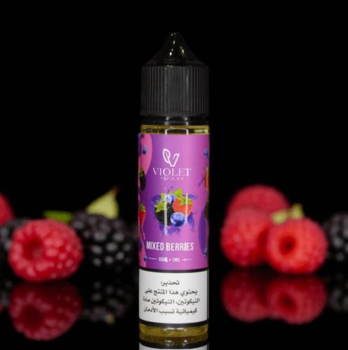 نكهة شيشة فايوليت مكس بيري 60 مل VIOLET MIXED BERR...