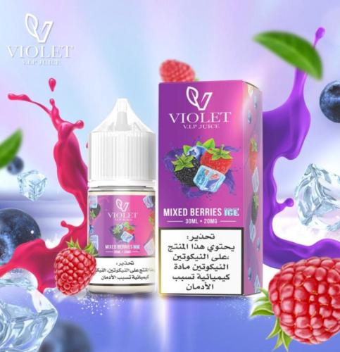 نكهة سحبة فايوليت ميكسد توت ايس سولت نيكوتين 30مل-...