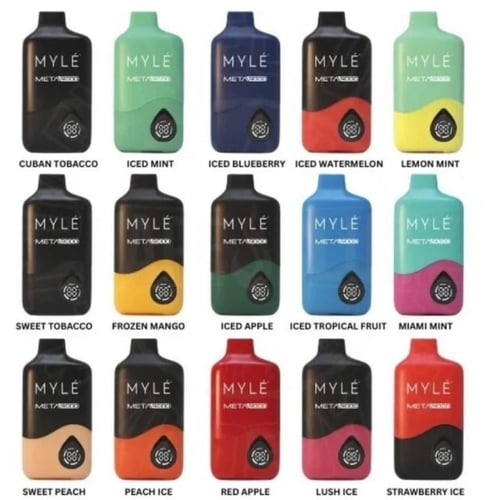 سحبة مايلي ميتا ماكس 18000 سحبة ليمون نعناعMyle Me...