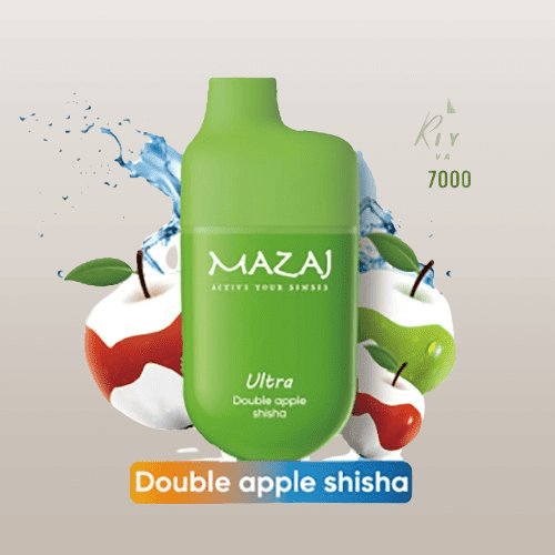 سحبة مزاج الترا 7000 موشة بنكهة دبل تفاحتين شيشة M...