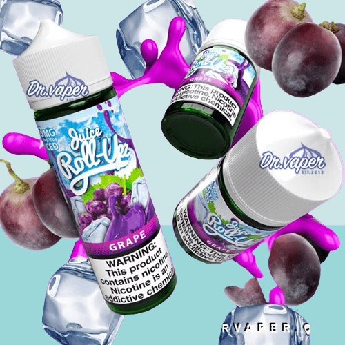 نكهة رول ابز بطعم العنب ايس 60 مل ROLL UPZ GRAPE I...