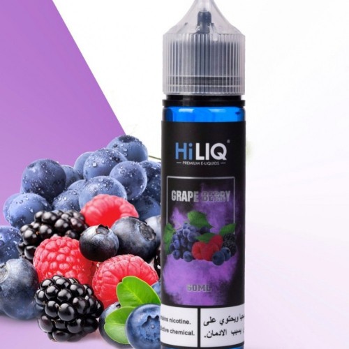 نكهة هاي ليك بطعم مكس عنب توت 60مل-HiLIQ GRAPE BER...
