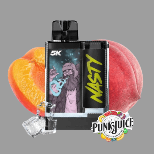 سحبة جاهزة ناستي بنكهة خوخ ايس 5000 موشة- NASTY 5K...