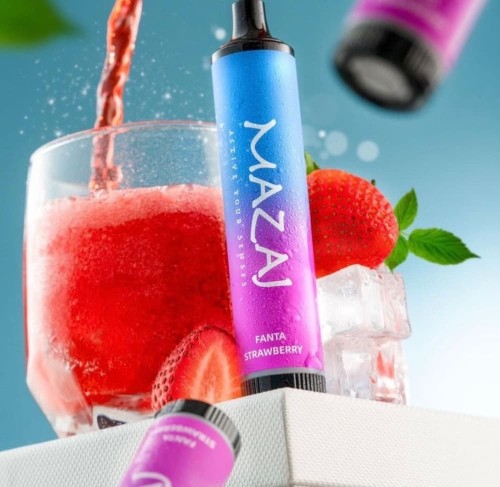 سحبة مزاج جاهزة ديمون فانتا مع الفراولة 5000 بف-MA...